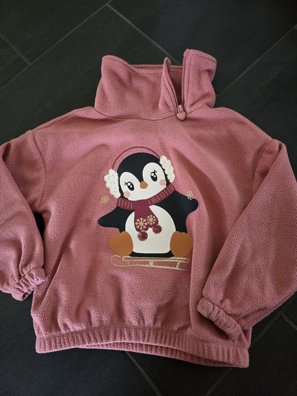C&A Pullover & Sweatshirts: Fleece Pullover Pinguin Grösse 110-116 – Gebraucht aus Unterentfelden von Panda-87
