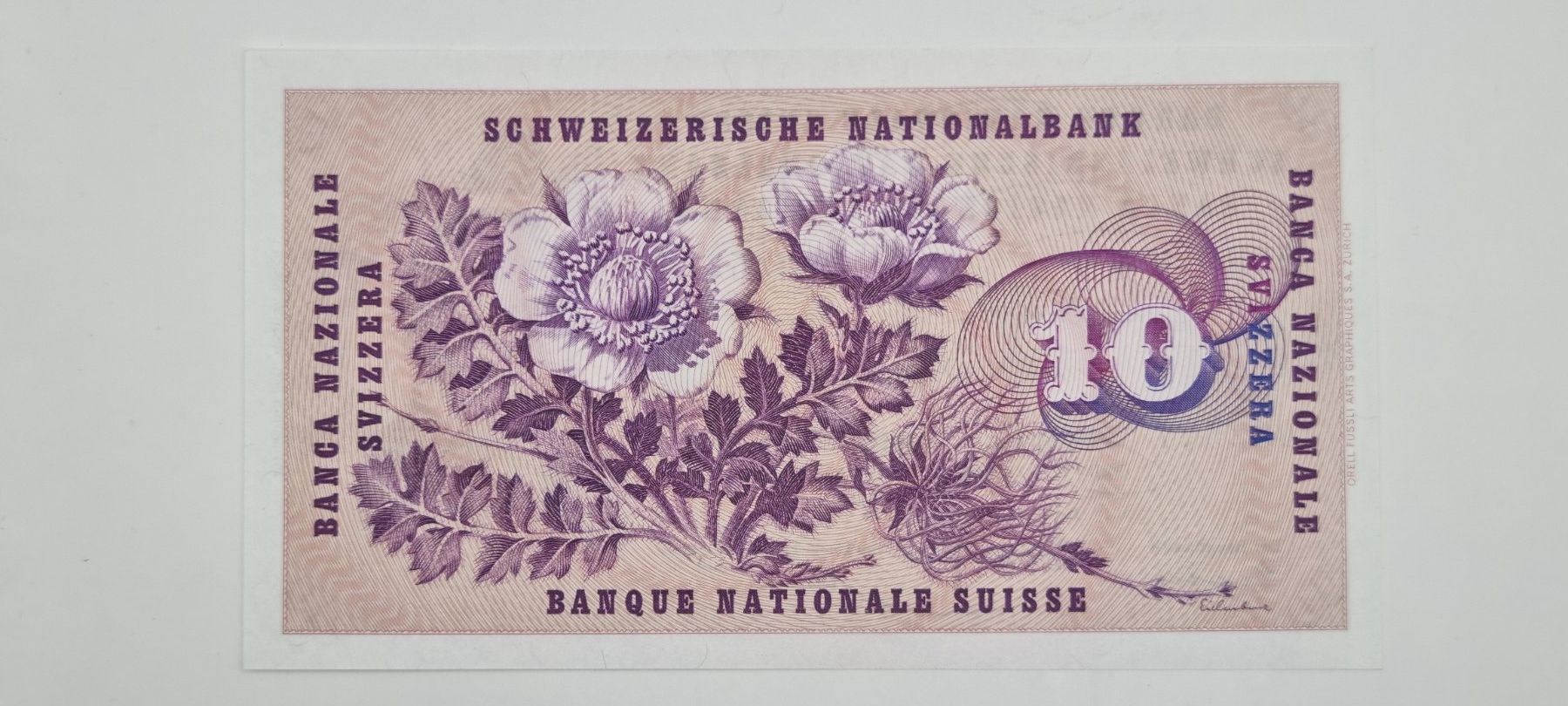 Banconote: Note 10  FR 1965 ungefaltet – Nuovo e nell'imballaggio originale da Bure venduto da chap981 1