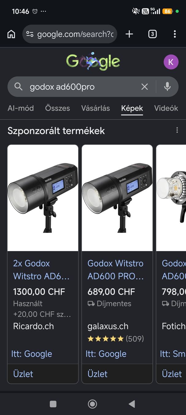 Canon Fotocamera: Foto-Set objektiv camera  godox cannon walimex – Usato da Chur venduto da Edina1994 2