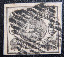 Braunschweig Kat. 8 gest. 1853 Kat. 100 Euro sign.