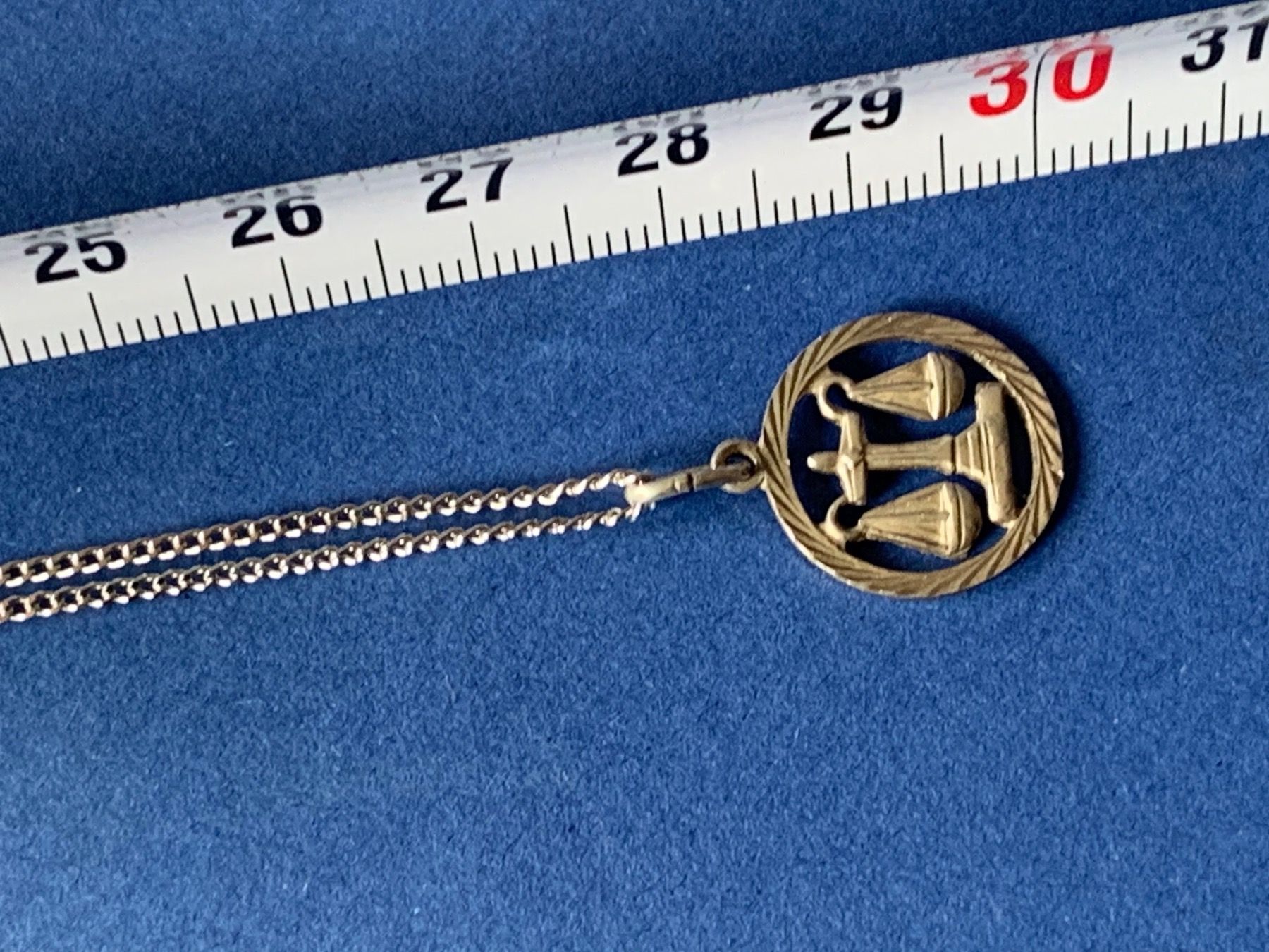 Catenine: Silberkette Sternzeichen WAAGE  (56cm) – Usato da Dittingen venduto da Bellevista 4