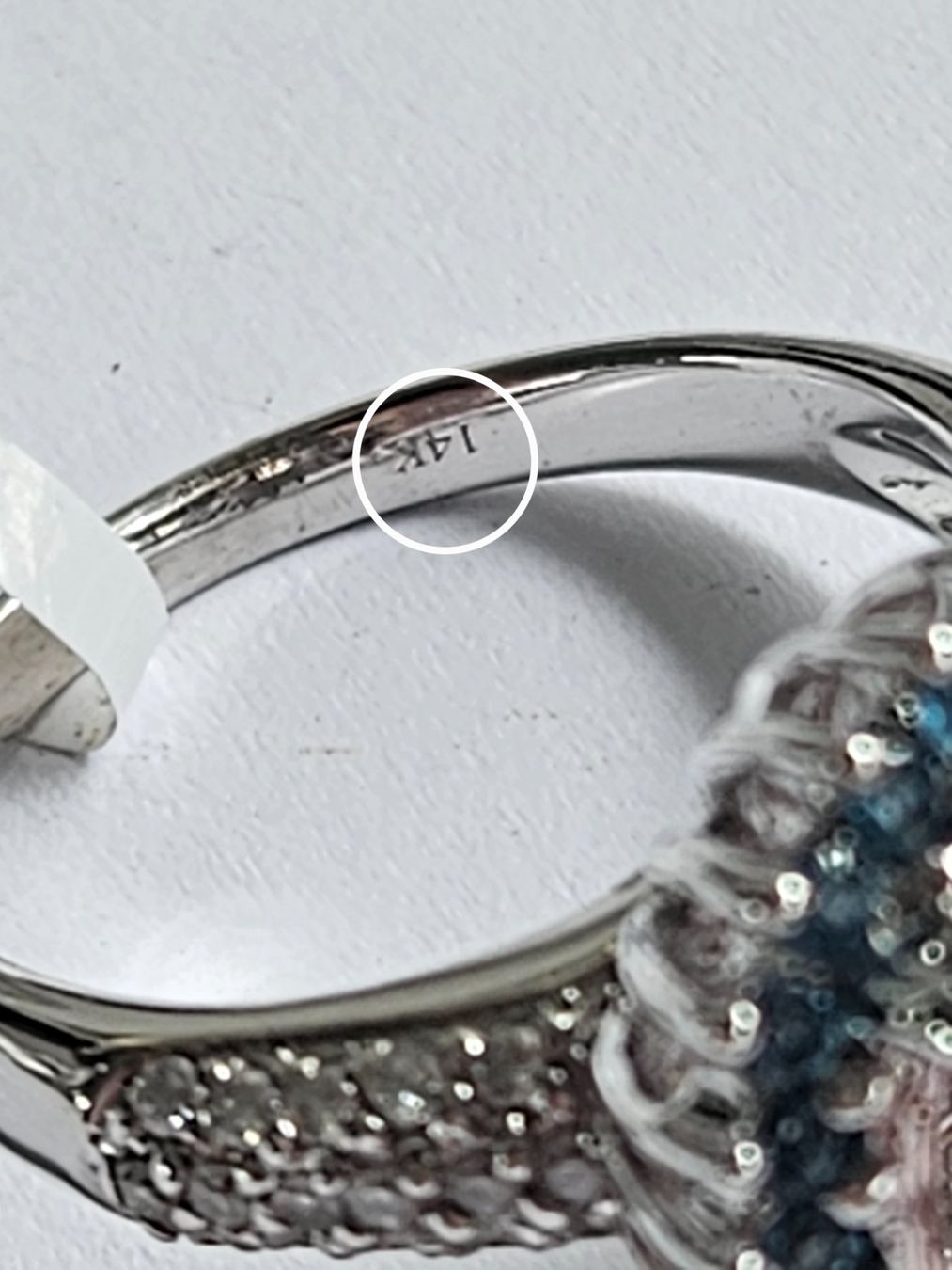 Anelli: Morganit mit blauen Diamanten Fingerring – Nuovo (secondo la descrizione) da Zürich venduto da Benedikt21 9