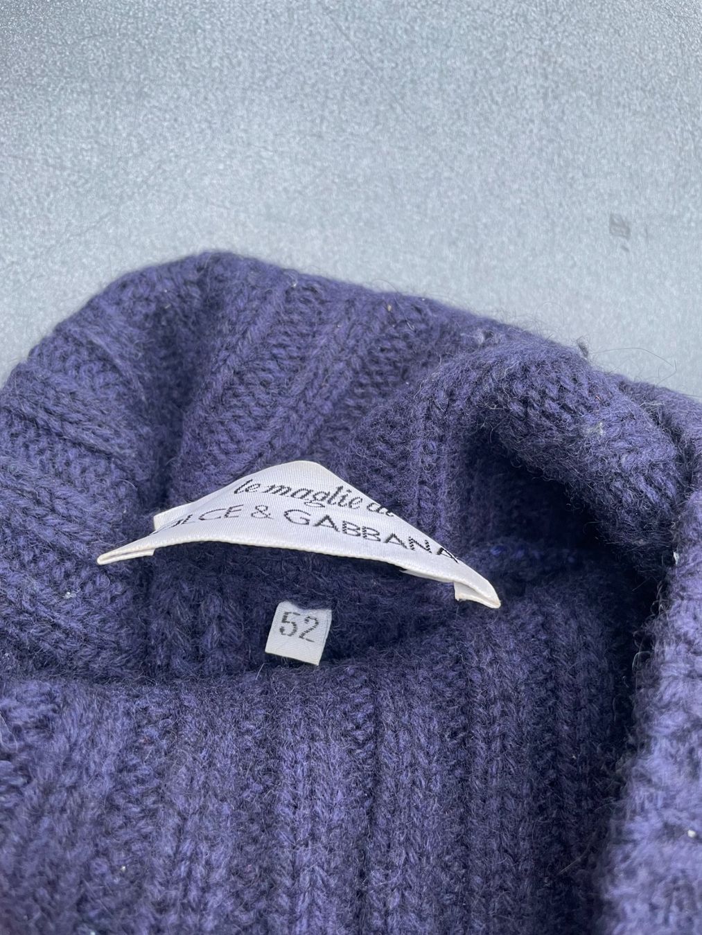 Dolce & Gabbana Maglioni & Felpe: Dolce & Gabbana Original Oversize Rollkragen Pullover blau – Usato da Zürich venduto da ONA-Online 3