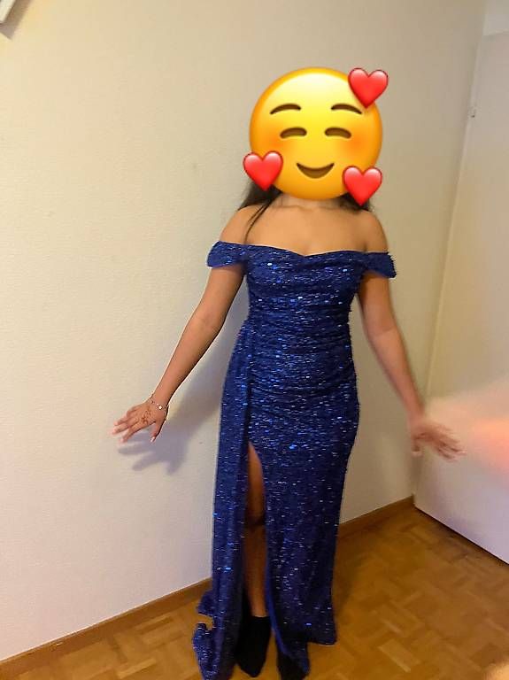 Robes: Edles blaues Abendkleid – D'occasion à Baar par MelMel04