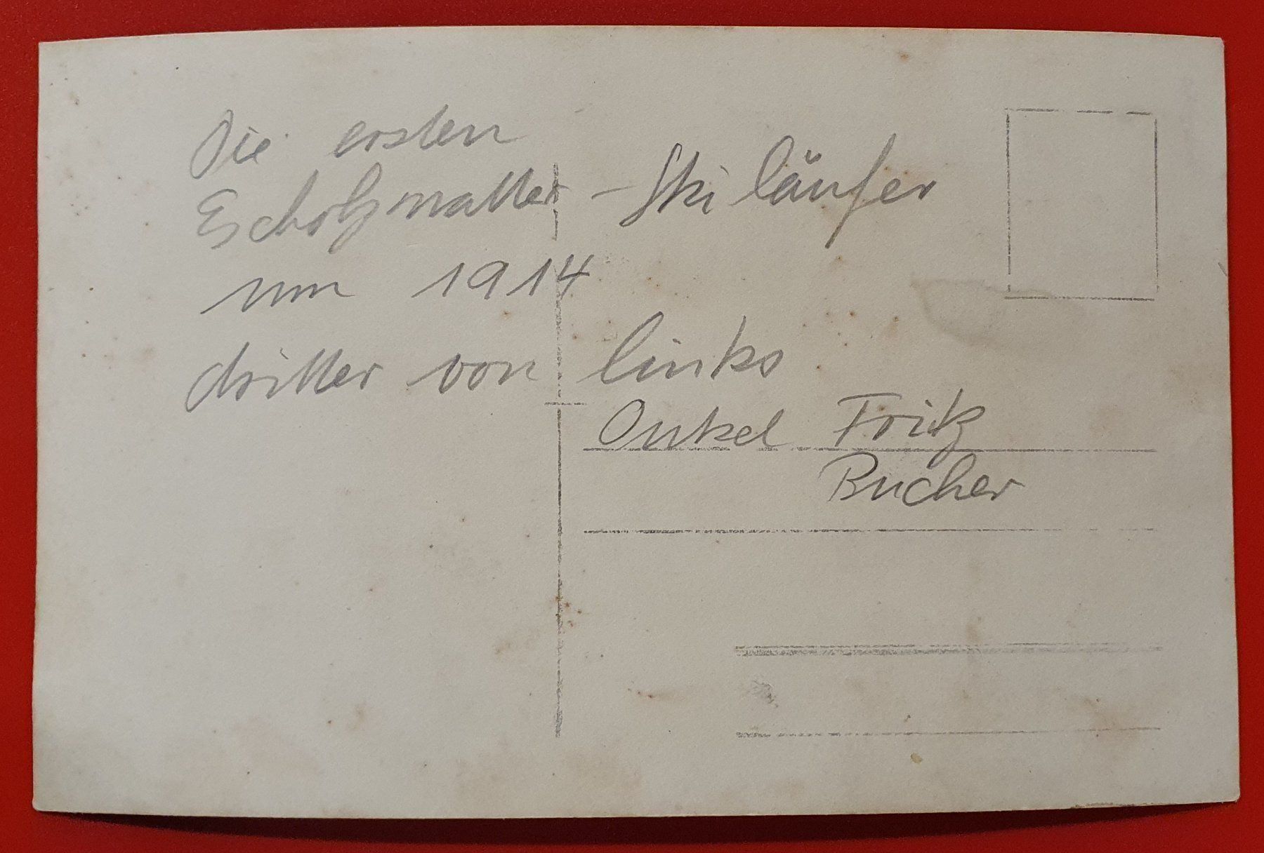 Cartoline postali: Escholzmatt - ersten Skiläufer 1914 – Usato da Kreuzlingen venduto da Rschweiz1 1