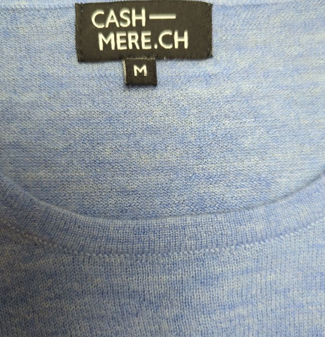 Pulls & Sweat-shirts: CASHMERE.CH Kaschmir Pullover Blau Gr. M – Neuf (Voir description) à Le Locle par Threads_CH 1