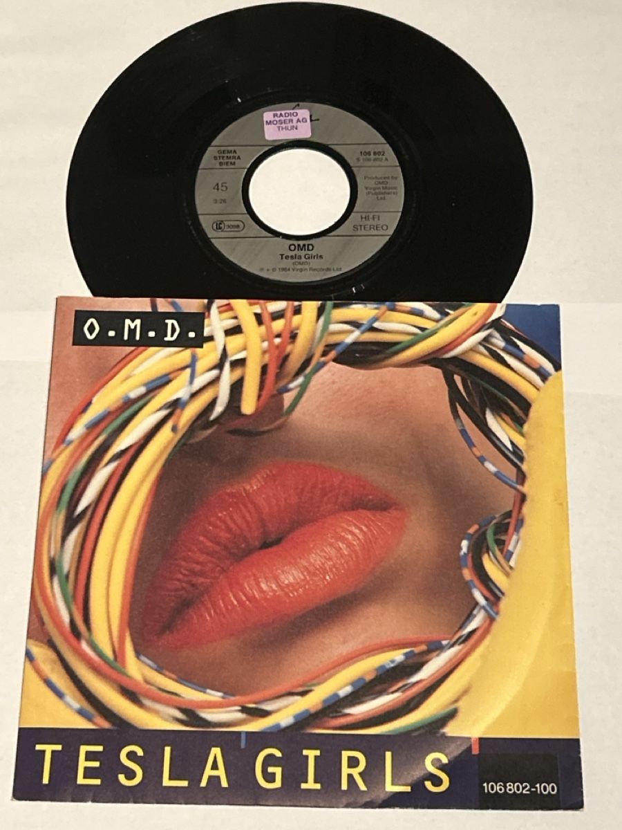 Vinyles: O.M.D. 1984. Tesla Girls – D'occasion à Faulensee par Mizuno06