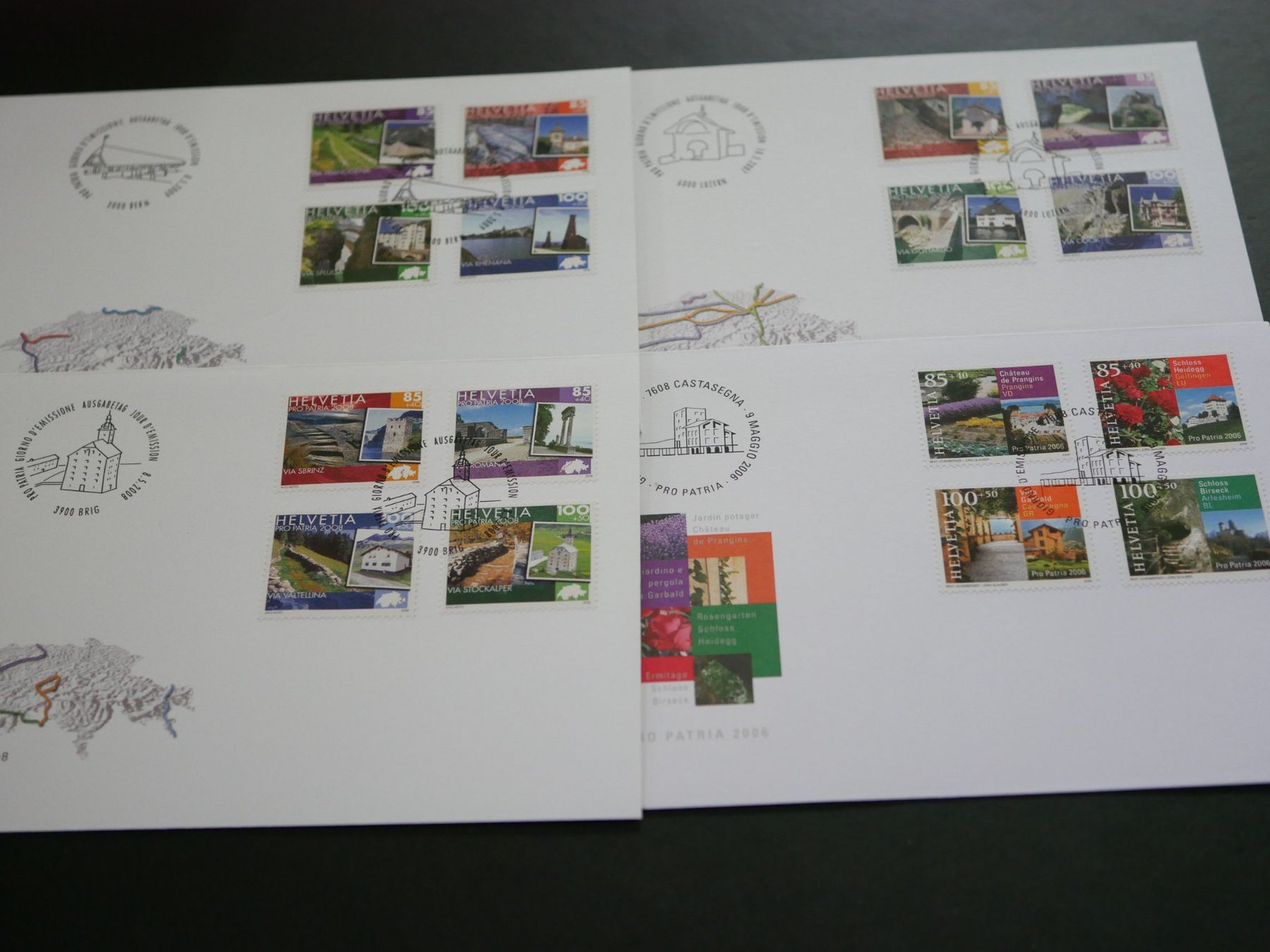 Tutti i francobolli: 12 x Sonderbriefe Pro Patria ***TOP*** – Nuovo e nell'imballaggio originale da Kreuzlingen venduto da Samson01