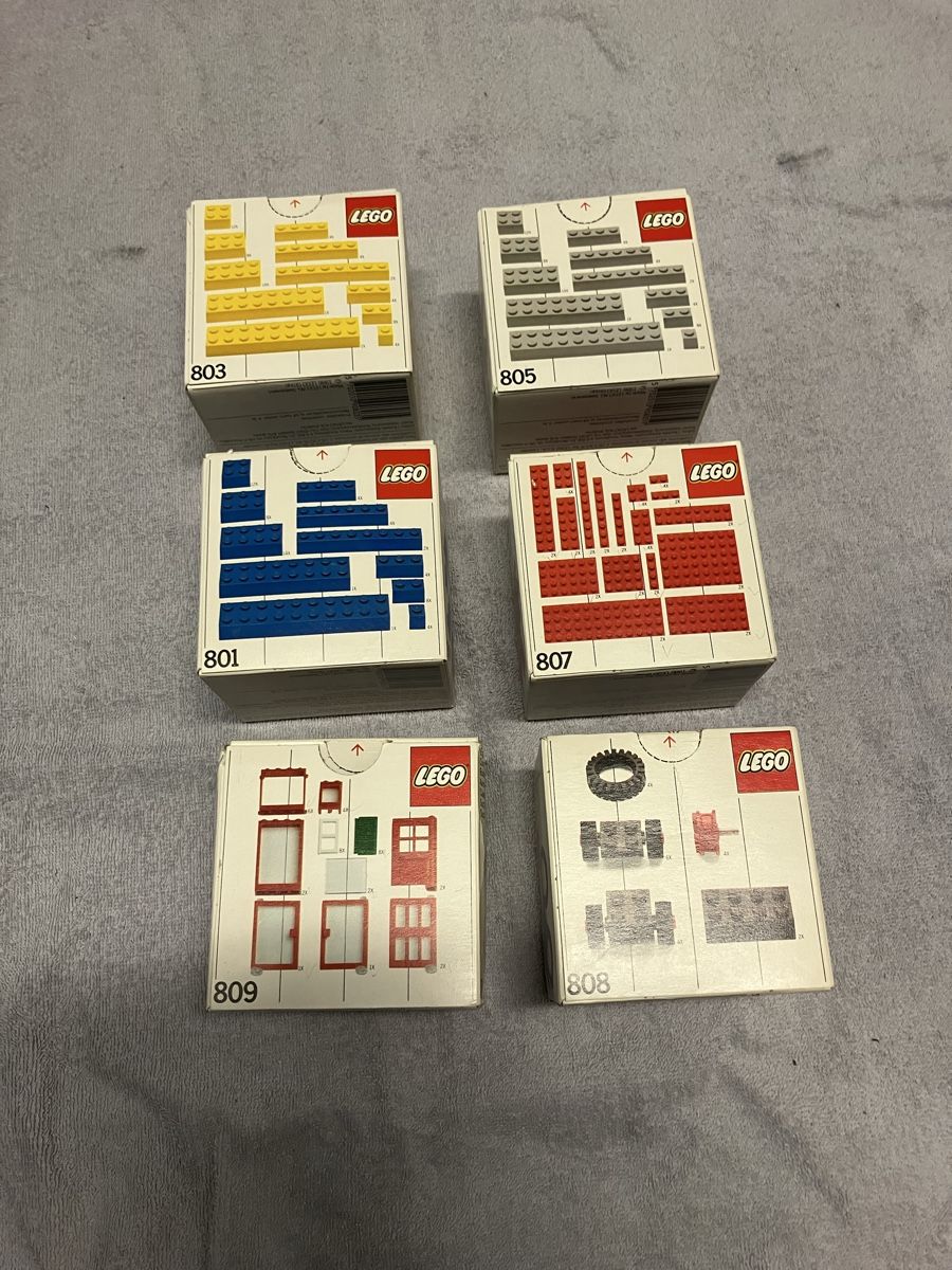 Lego Baukästen: Lego 801, 803, 805, 807, 808, 809 – Neu (gemäss Beschreibung) aus Luzern von windundsichtschutz 1