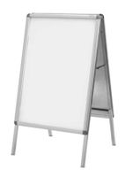 Plakatständer mit Klapprahmen, Größe A2, Freistehend, Doppel