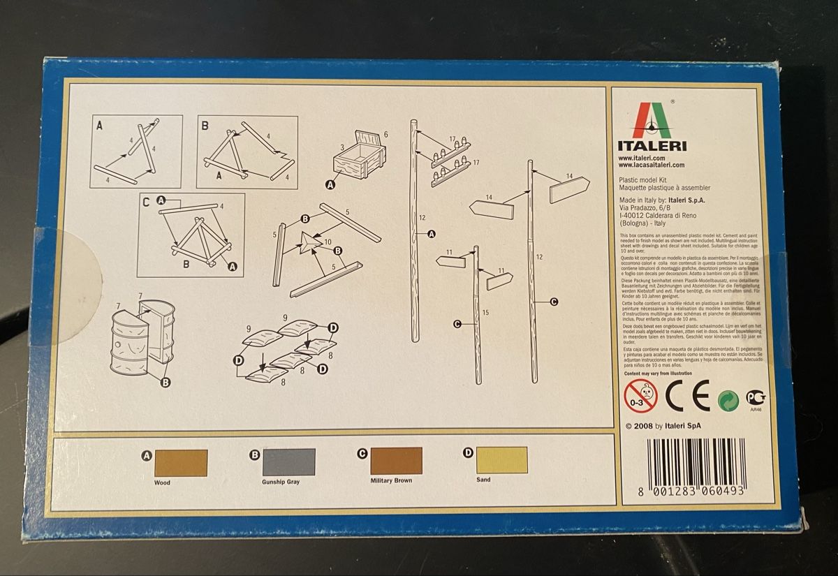 Italeri Kit di modellismo & Modellini statici: Battlefield Accessories 1:72, Italeri – Nuovo (secondo la descrizione) da Ramersberg venduto da endbefund13 1