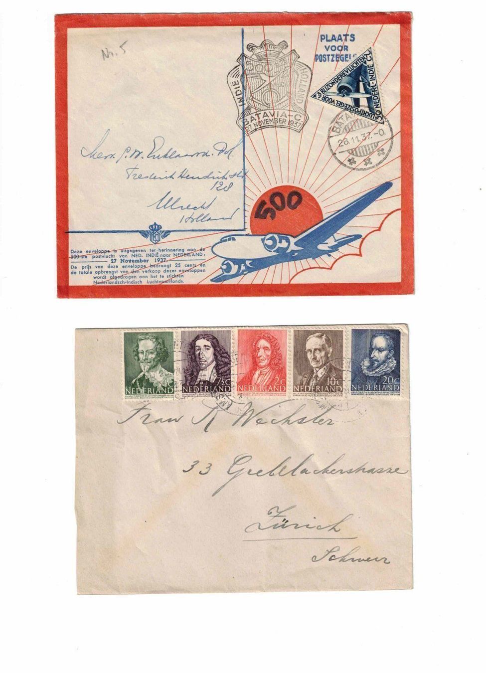 Tous les timbres: NEDERLANDS seltene Briefe !! – D'occasion à Bibern SH par hei_7hwj