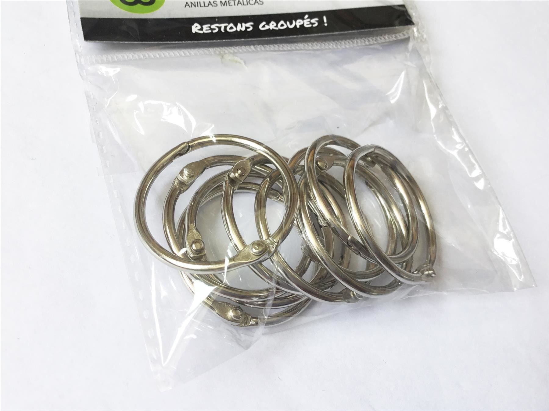 Bindegeräte: Heftringe, 10 Stück, 30 mm, Metall – Neu und originalverpackt aus St. Gallen von cointec 3