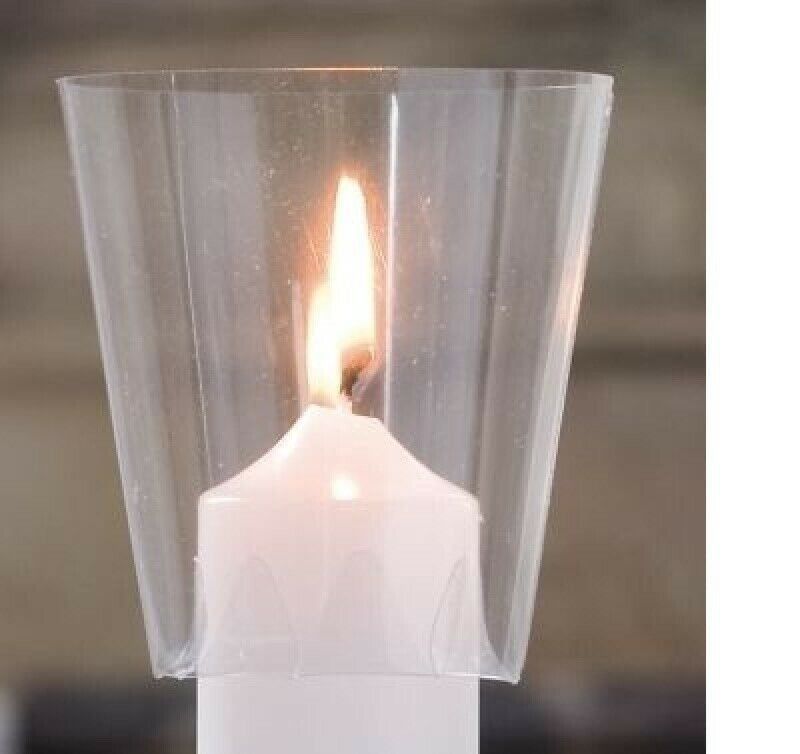 Candele: 10 Stück Windschutz  Kerzen  30 bis 40mm – Nuovo e nell'imballaggio originale da Gundelfingen venduto da printparcel