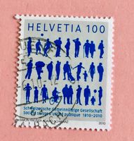 Nr.1354 mit Stempel 200 j.Schw.Gemeinn.Gesellschaft 2010   