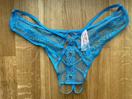 Victoria’s Secret Lace Up Thong M NEW