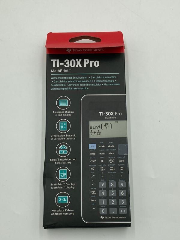 Texas Instruments Calcolatrici tascabili: TEXAS INSTRUMENTS  | Rechner | 30X Pro MathPrint – Nuovo (secondo la descrizione) da Wittenbach venduto da Restwert_St-Gallen 5