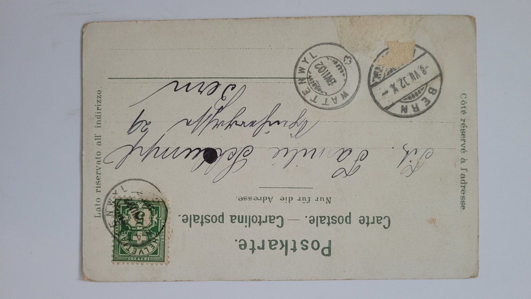 Grafica & Litografie: Wattenwil SG Litho Ansichtskarte um 1902 R3 – Usato da nunningen venduto da mic_88k2 1