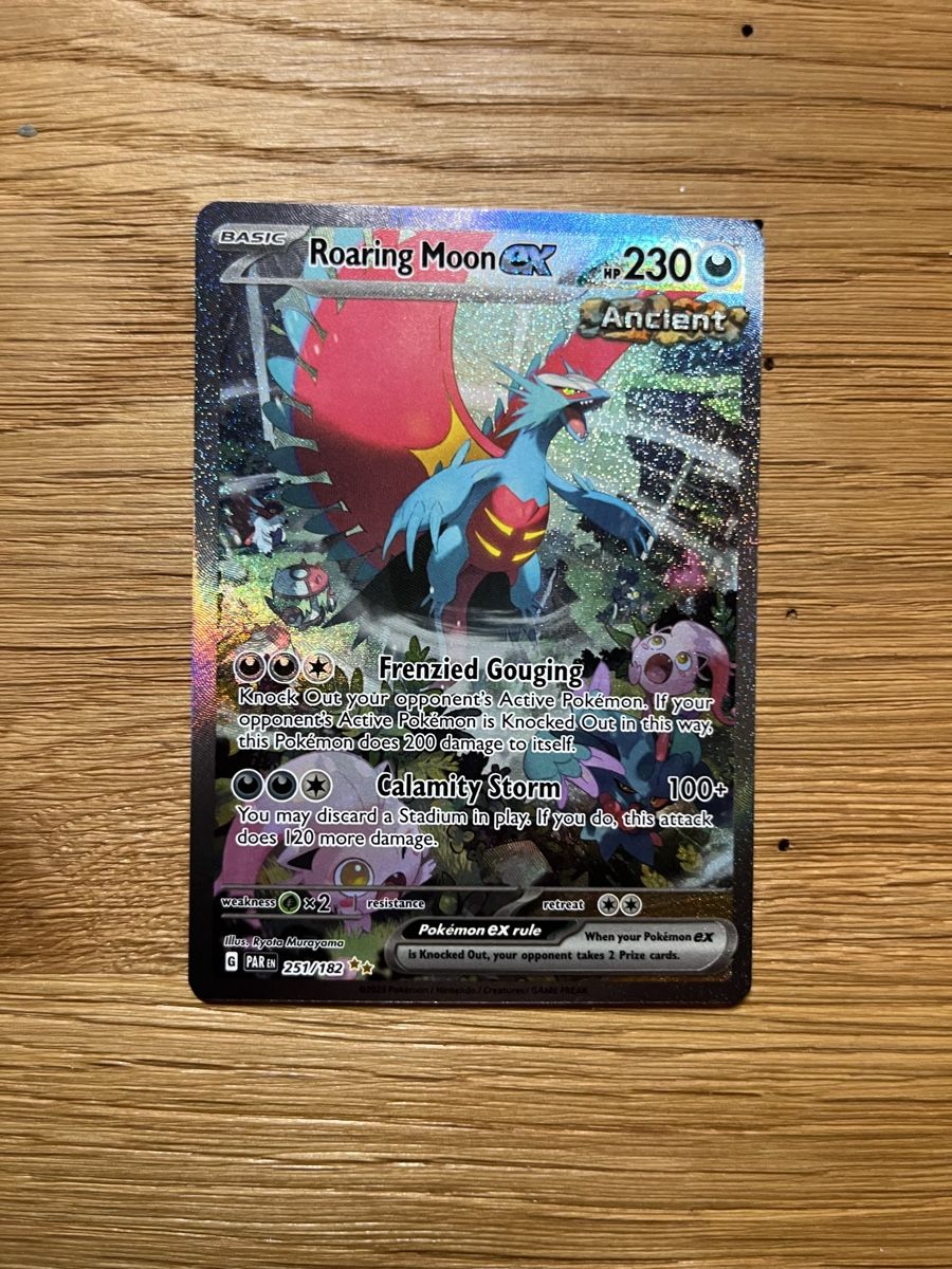 Pokémon Carte collezionabili: Pokémon Roaring Moon – Nuovo (secondo la descrizione) da Cademario venduto da Mora.resell