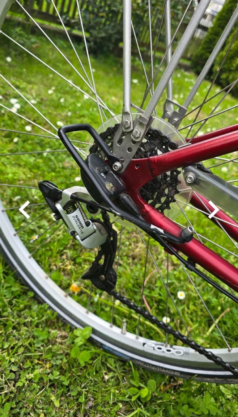 Cresta Biciclette: Cresta Fahrrad rot mit tiefen Einstieg – Usato da Hefenhofen venduto da citroen62 4