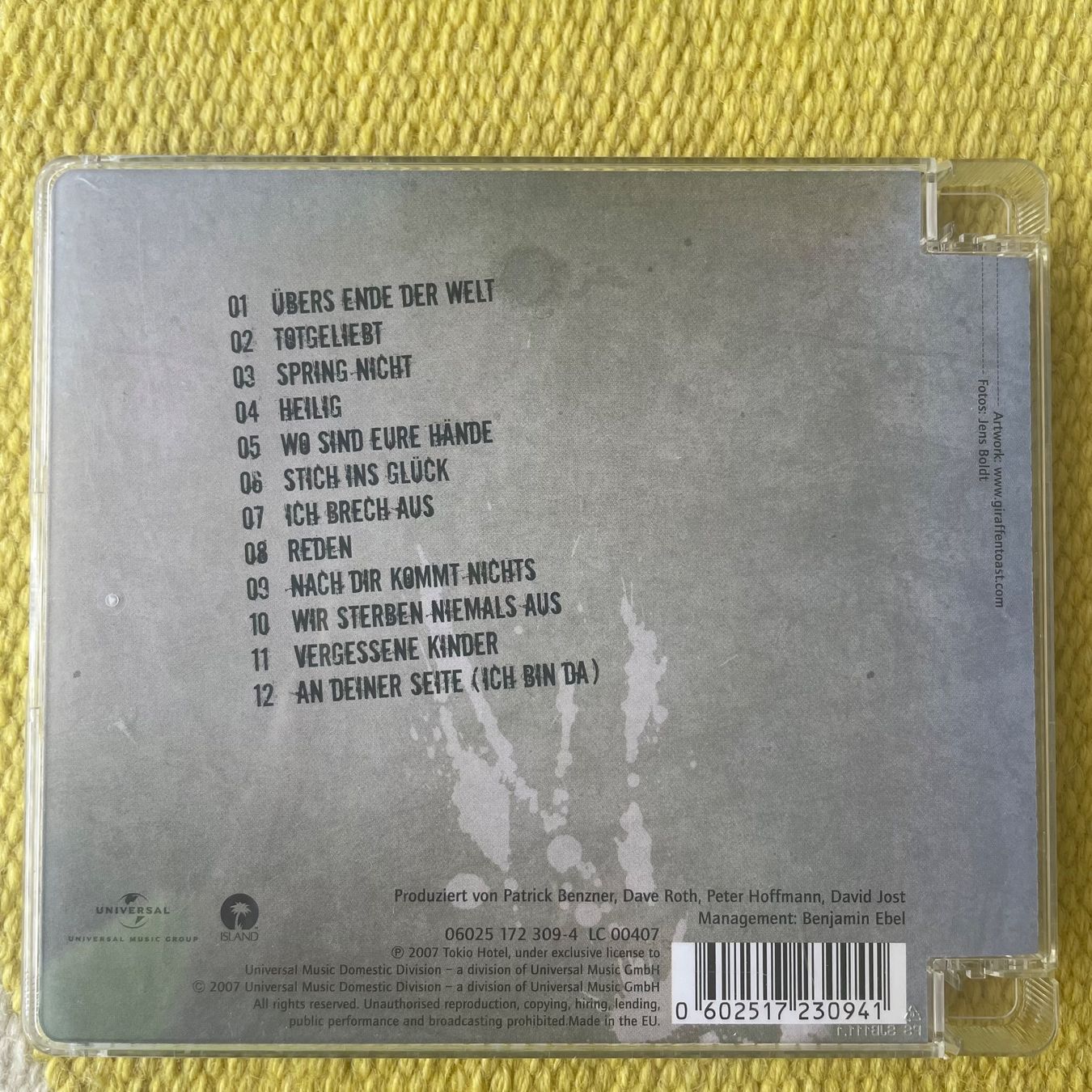 CDs: TOKIO HOTEL-ZIMMER 483 – D'occasion à Rorschacherberg par CD-Roli 1