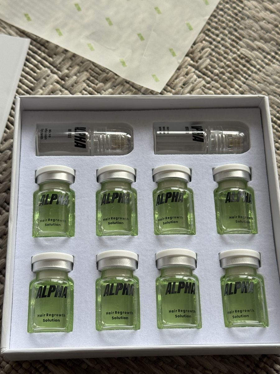 Prodotti per capelli: ALPHA INFUSE - Microneedle Hair Regrowth Solution - Full Set – Nuovo e nell'imballaggio originale da Häfelfingen venduto da Lukhelfinger 1