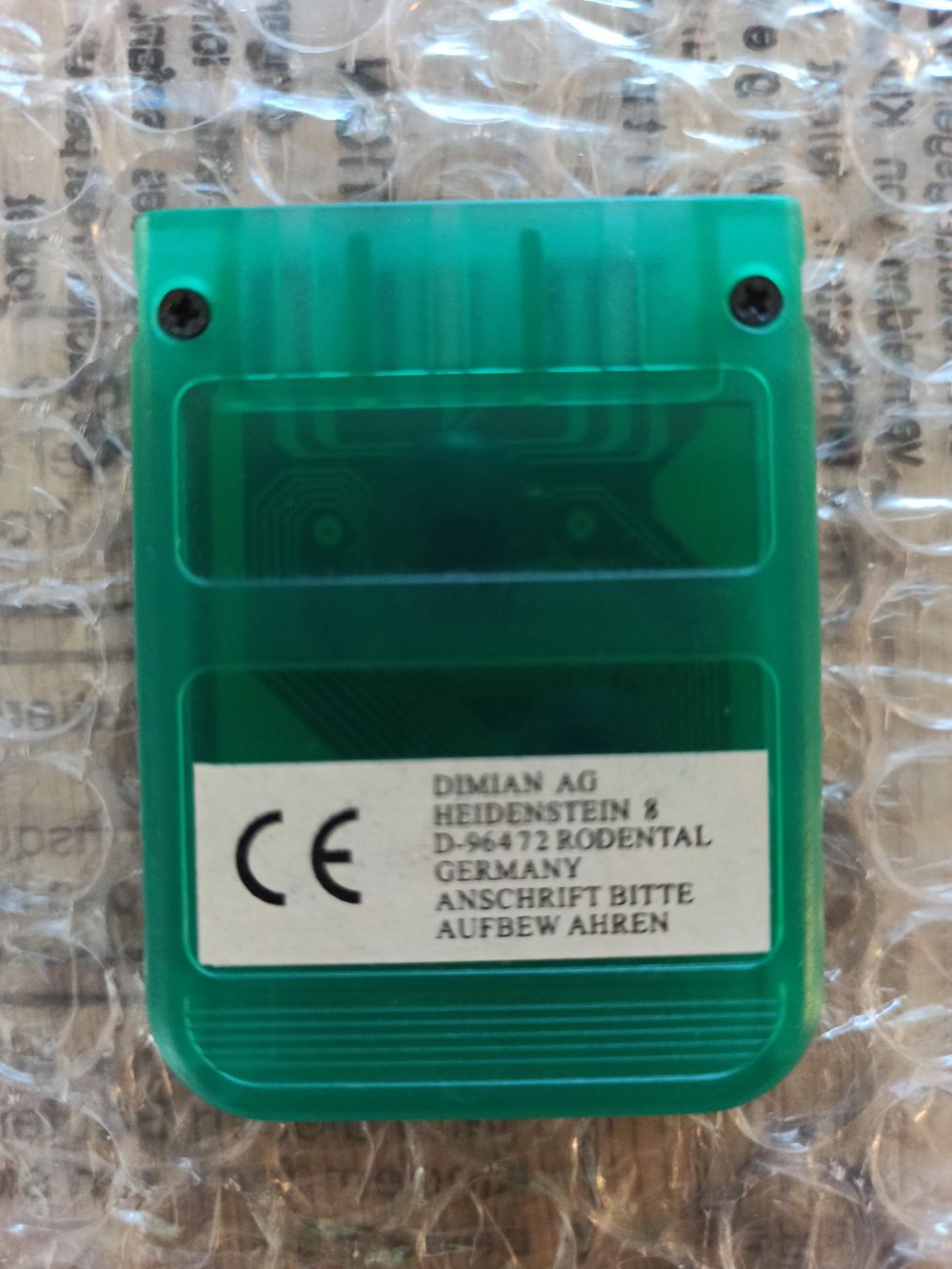 Memory unit & Memory card: Memory card 1 mega - PS1 – Usato da Oberweningen venduto da mar_87mx 1