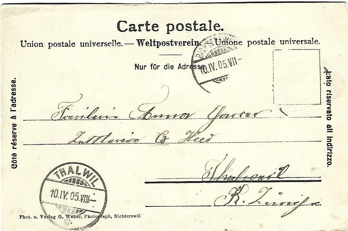 Cartes postales: Richterswil Neue Kirche – D'occasion à Wetzikon ZH par Brulu100 1