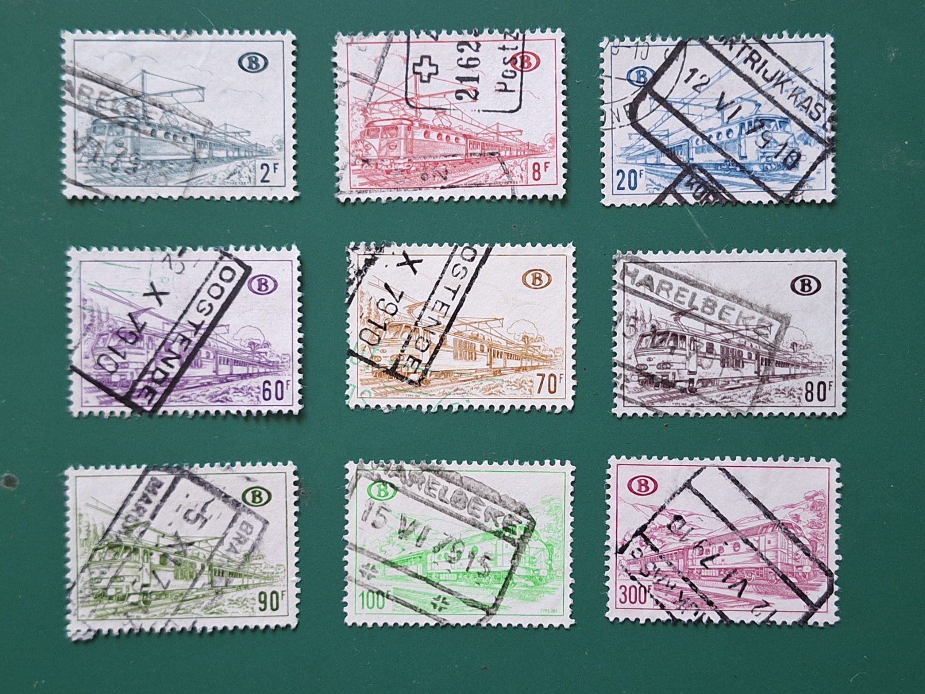 Tutti i francobolli: Eisenbahnmarken, Belgien – Usato da Sonvico venduto da deca66 1