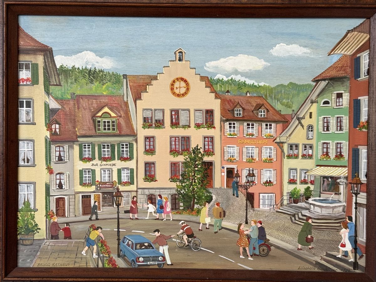 Gemälde: Sale 🔥 Elisabeth Hostettler Original (1921-1997) Zofingen – Gebraucht aus hittnau von Kunstkopf 1