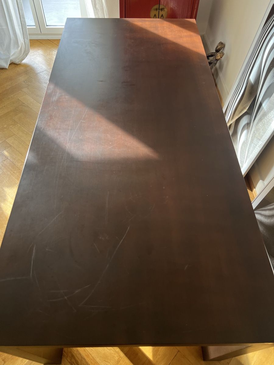 Tables: Dining Table with Bench dark wood – D'occasion à Basel par jas_h9g2 3