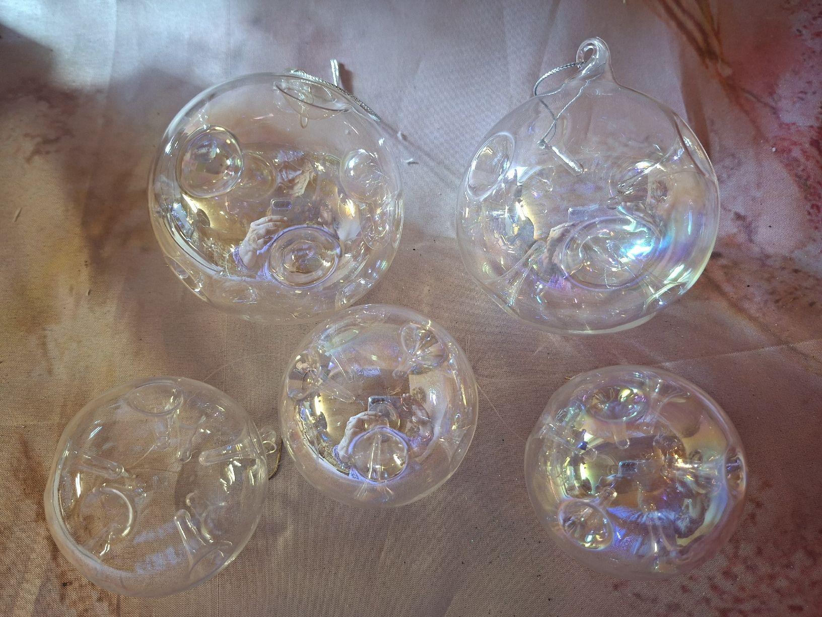Tutte le decorazioni: neu: 5 Weihnachtskugeln Glas 6cm 8cm – Nuovo (secondo la descrizione) da Nassen venduto da verrueckt