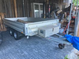 Anhänger Humbaur Tandemachser mit Alubordwänden gebraucht