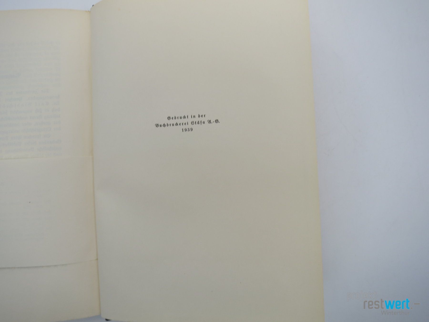 Bücher: C. BINDSCHEDLER Geschichte der Gemeinde Männedorf – Gebraucht aus Winterthur von Restwert_Winterthur 4