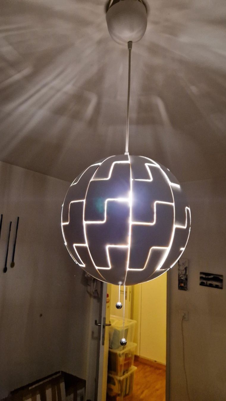 Ikea Kronleuchter & Deckenlampen: Hängeleuchte IKEA PS 2014, silberfarben – Gebraucht aus Küsnacht ZH von mlv_qp5g 4