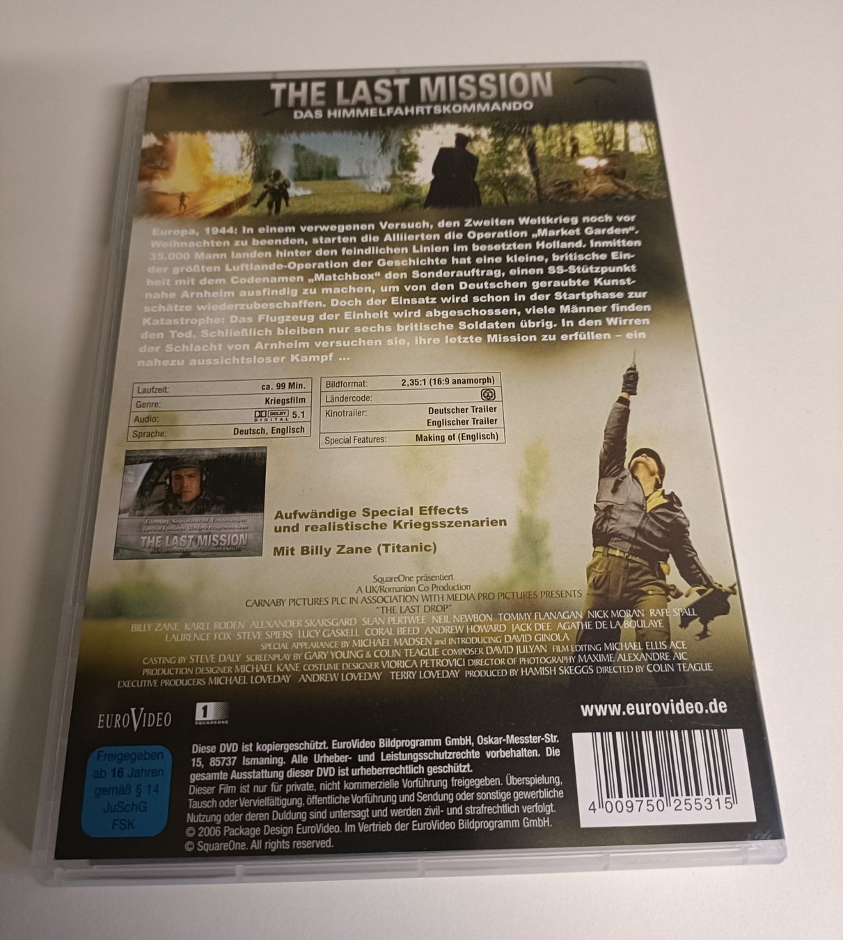 Tutti i DVDs: The Last Mission - Das Himmelfahrtskommando – Usato da Köniz venduto da Movieportal007 1