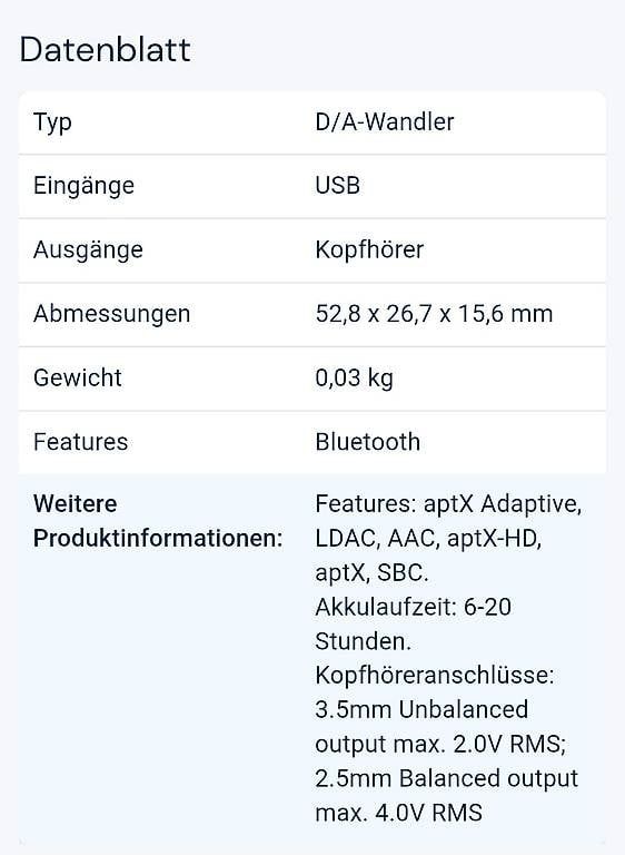 Amplificatori: Neues Qudelix - 5K Bluetooth USB DAC Verstärker mit LDAC – Nuovo e nell'imballaggio originale da Vevey venduto da dreetje9 2