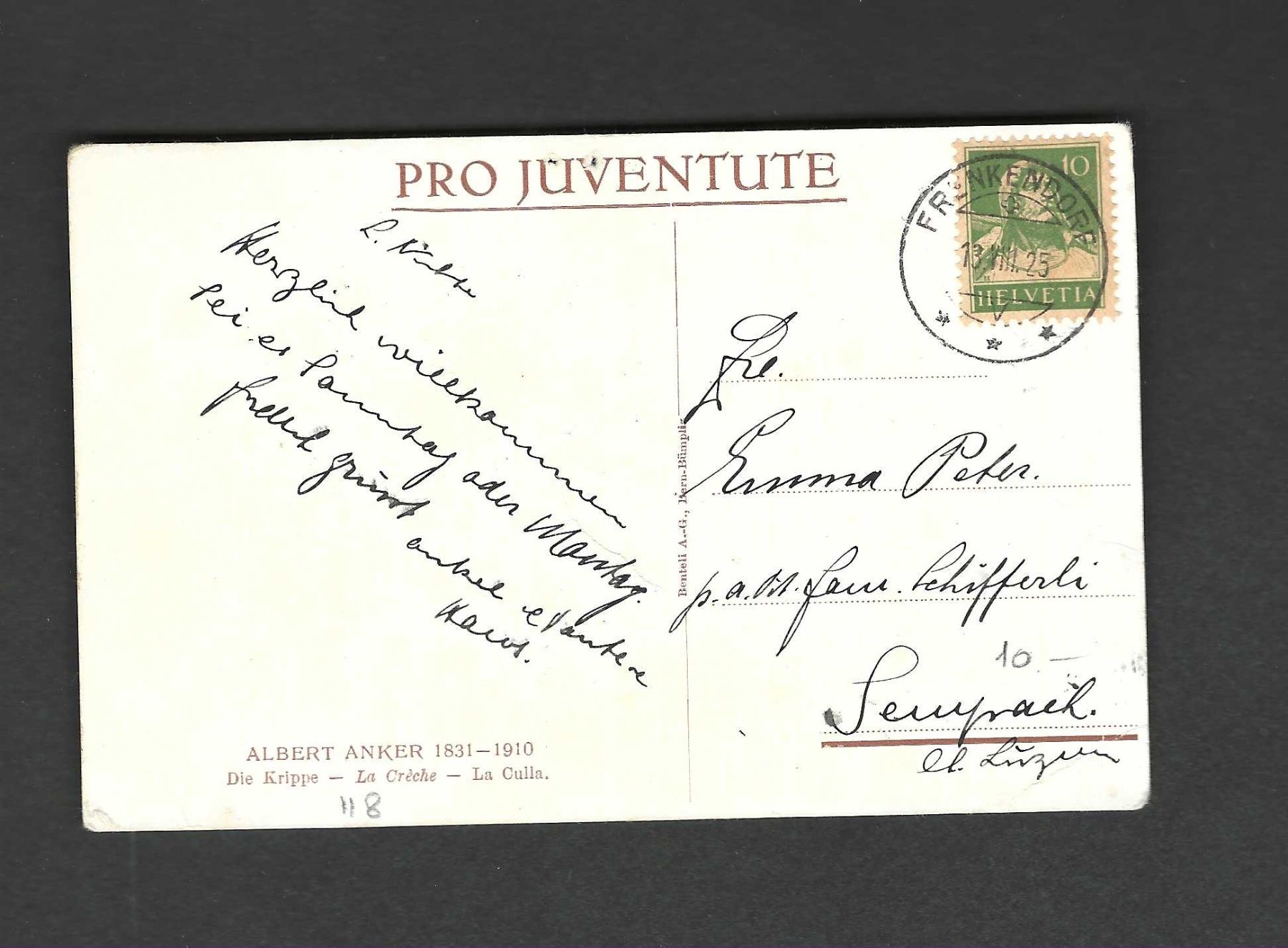 Cartoline: 1 Karte Pro Juventute – Nuovo (secondo la descrizione) da Koblenz venduto da Markenhimmel 1