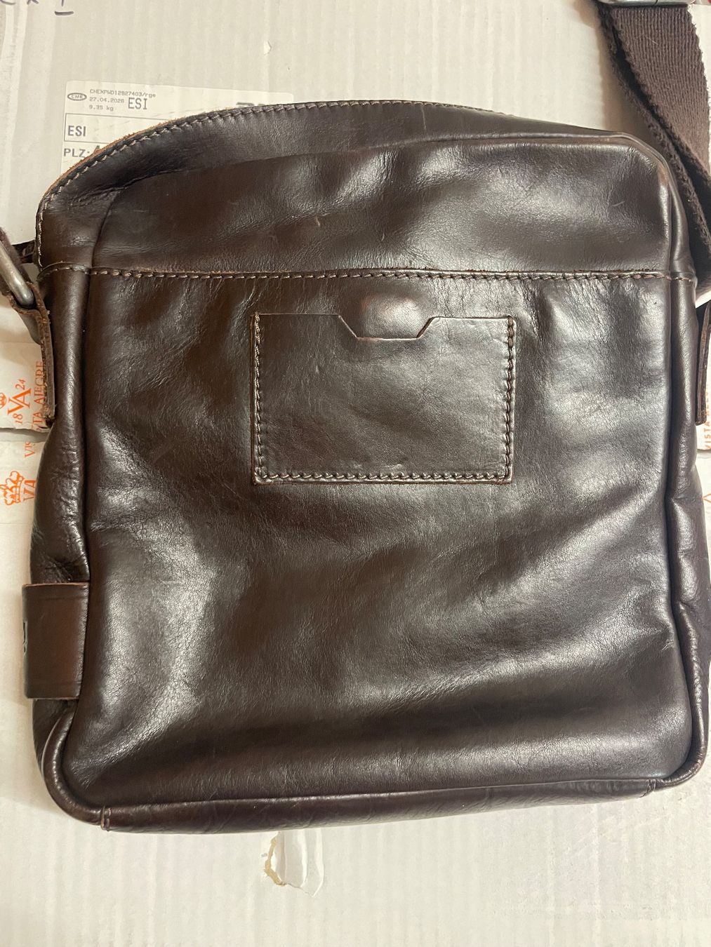 Marc O'Polo Sacs: DUNKELBRAUNE LEDERTASCHE – D'occasion à Ormalingen par ced.fiech 1