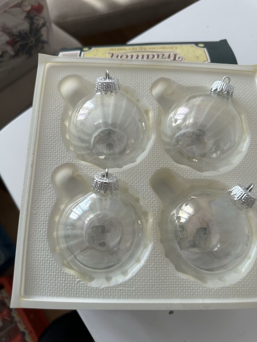 Tutte le decorazioni: Antike Kugeln Glasklar Weihnachten – Usato da Oberentfelden venduto da vilibrand 3