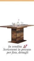 Tavolo da pranzo allungabile 160/200 cm