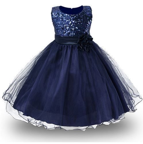 Kleider & Röcke: Abendkleid blau Größe 3 bis 14 Jahre – Neu und originalverpackt aus Gurmels von Swisspod