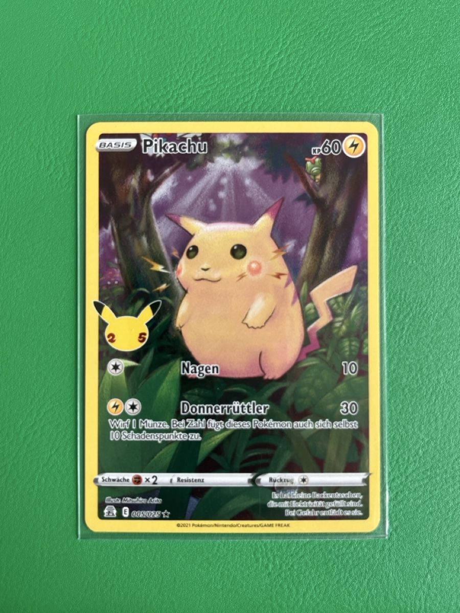 Pokémon Carte collezionabili: Pokemon Pikachu Celebrations 005/025 DE – Nuovo (secondo la descrizione) da Lommiswil venduto da diti_89