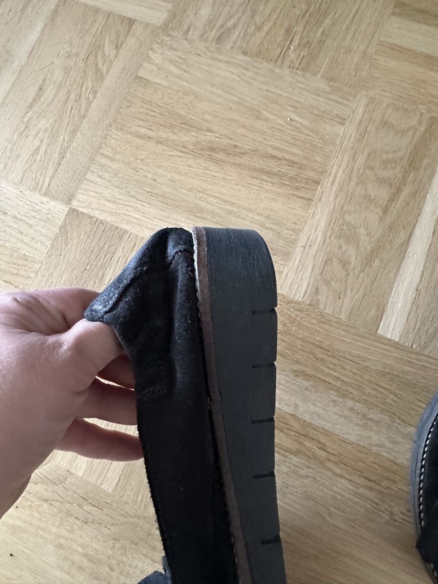 Damenschuhe: Schwarze Wildleder Ballerinas Gr. 37 mit Fransen – Gebraucht aus Haag (Rheintal) von est_xs7r 1