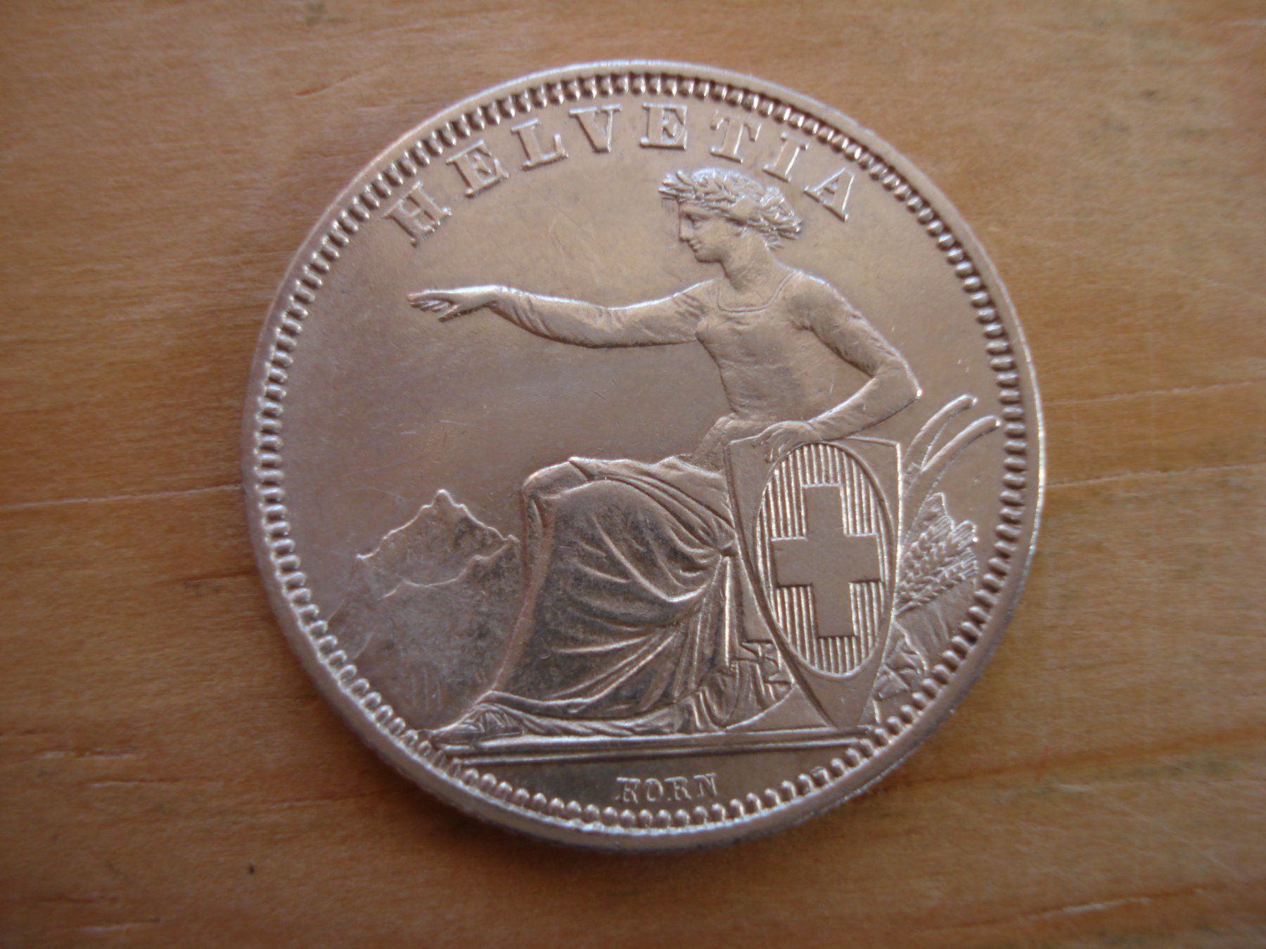 Tutti le monete: (P2) 1 Franken 1861 UNZ – Usato da Erlach venduto da Net-Coins 1