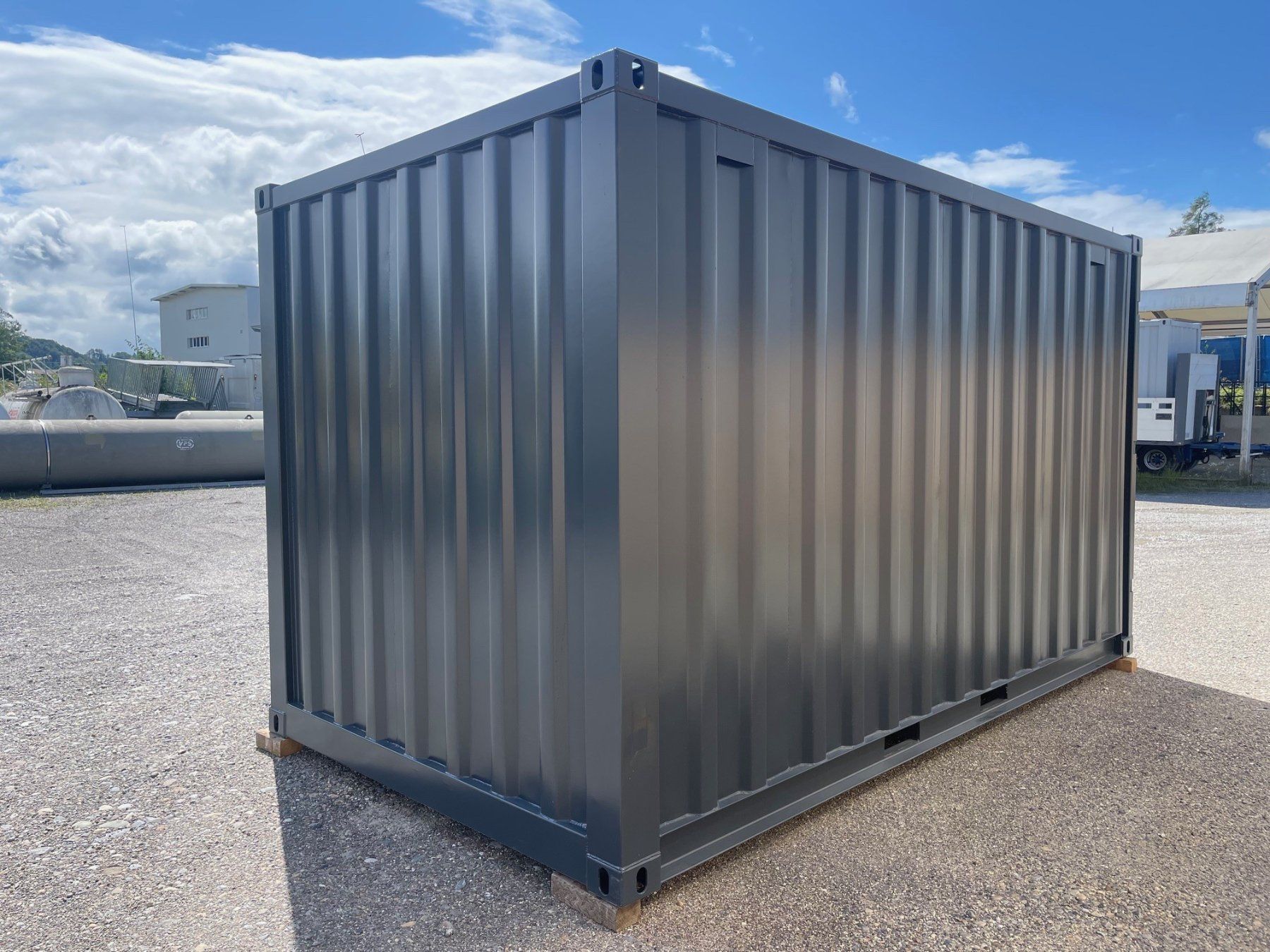 Contenitori edile: 15' Lagercontainer Open Side, Garage, Container, Lounge! – Usato da Kradolf venduto da BKSAG 3