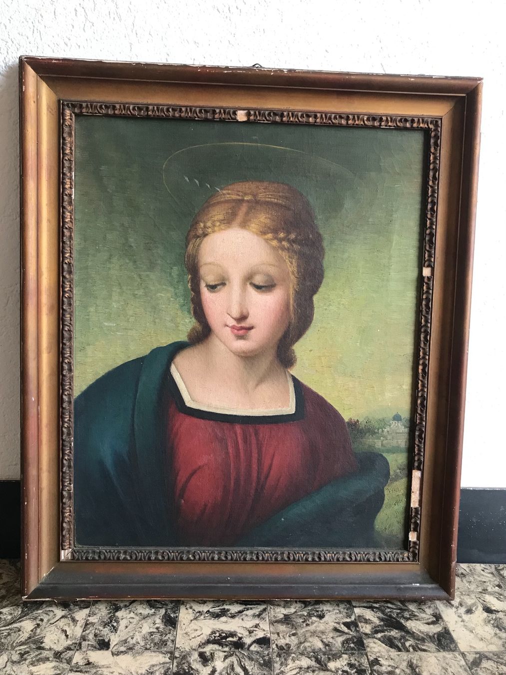 Dipinti: Madonna: Tableau/ Gemälde/ Quadro – Usato da Fribourg venduto da SD1910 2