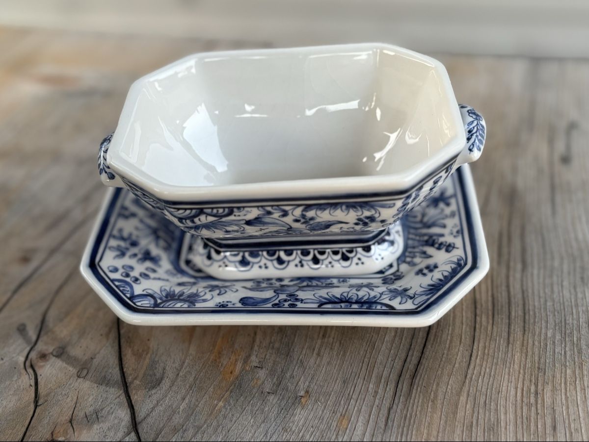 Set di piatti: Keramik Set, Handbemalt, Portugal – Usato da Würenlos venduto da Ashley24 1