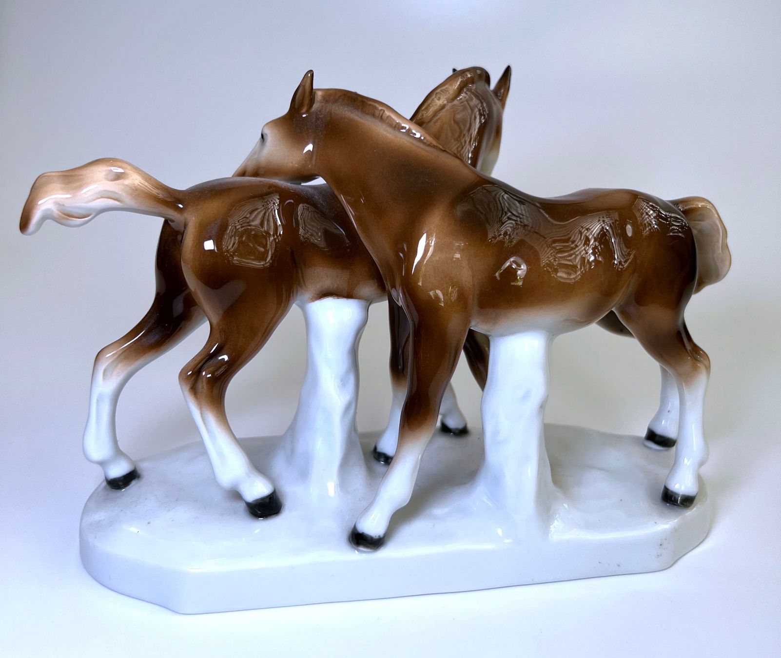 Statuette: GRÄFENTHAL*ZWEI PFERDE***** – Usato da Dübendorf venduto da Orchid18 2