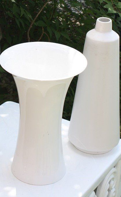 Vasi & Recipienti: 2Vasen in weiss  h 30cm – Usato da zuchwil venduto da parson65